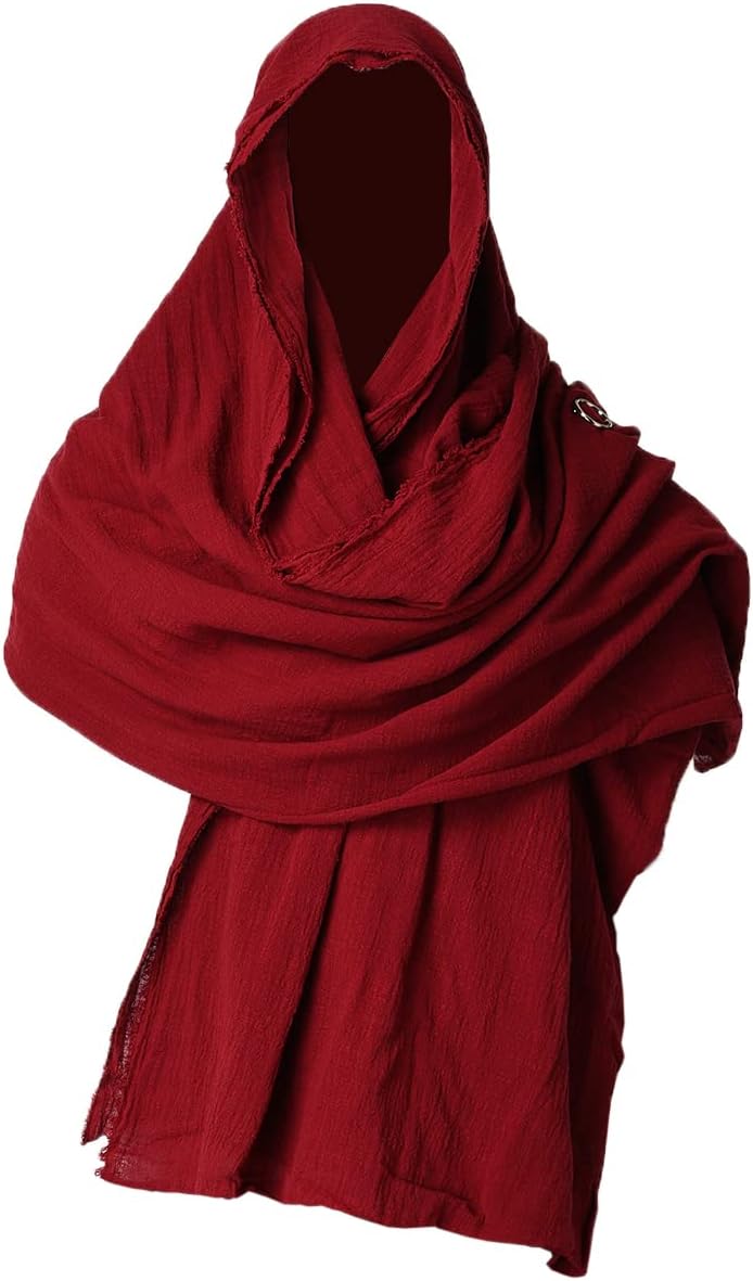 GRACEART Post Apocalyptic Shawl Scarf Shaman Cowl Medieval Costume Sash - Image 1